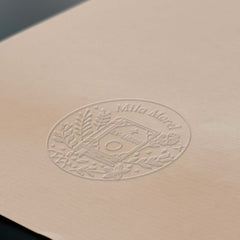 Embosseur Ex-libris livre fleuri