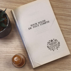 Tampon Ex-libris nom fleuri