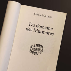 Tampon Ex-libris cercle 3D