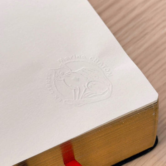Ex-libris chat dessin