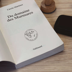 Tampon Ex-libris branche fleurie