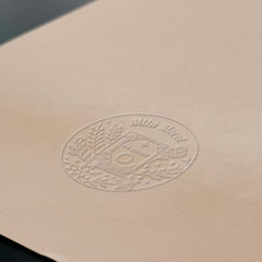 Embosseur Ex-libris livre fleuri