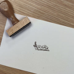 Tampon Livre avec lunettes