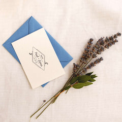 Tampon mariage losange
