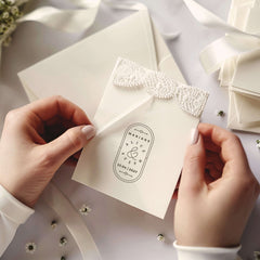 Tampon mariage élégance