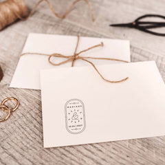 Tampon mariage élégance