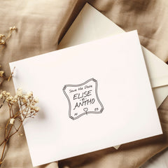 Tampon mariage save the date