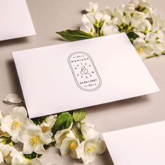 Tampon mariage élégance