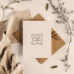Tampon mariage save the date