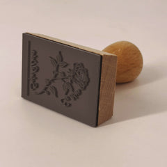 Tampon Ex-libris dessin de rose