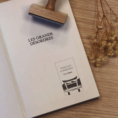 Tampon Ex-libris porte japonaise