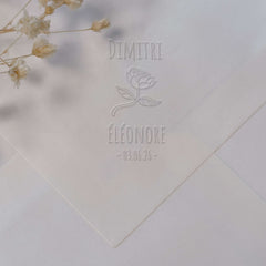 Embosseur Mariage rose
