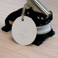 Embosseur Mariage initiales + noms