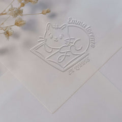 Ex-libris livre pour chat