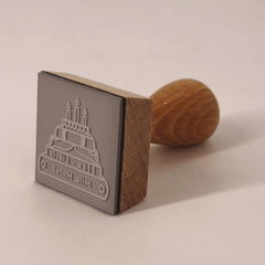 Tampon Ex-libris livres gateau