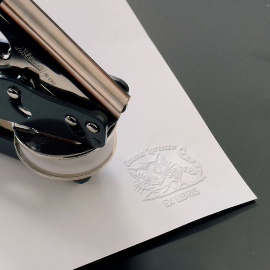 Ex-libris chat tigré