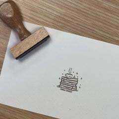 Tampon Ex-libris pause café
