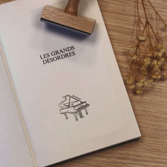 Tampon Ex-libris piano