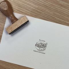 Tampon Ex-libris japonais ramen